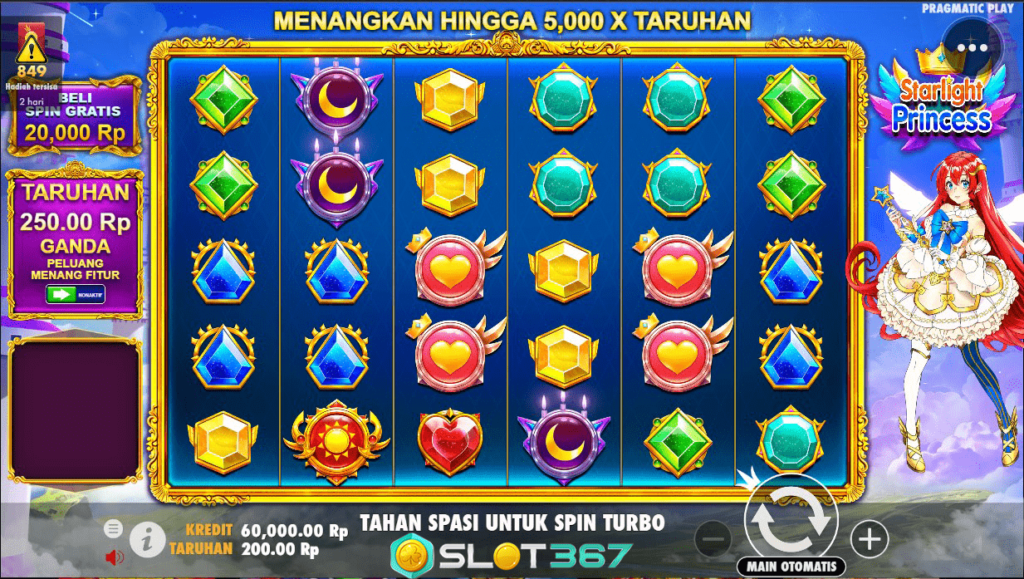 Panduan Daftar Starlight Princess Gacor S367